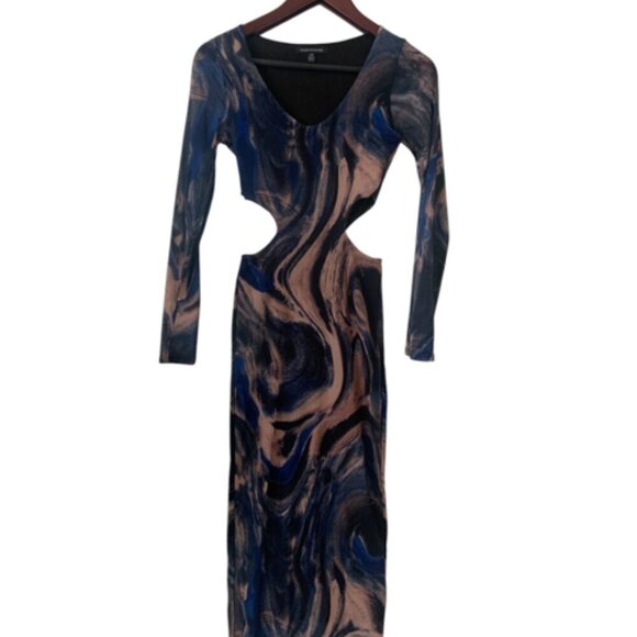 By Antropologie Caution to the Wind Cuttout Bodycon Dress Small - Picture 6 of 7